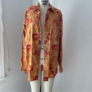 Sz M, Christian Dior Printed Shirt (vintage)